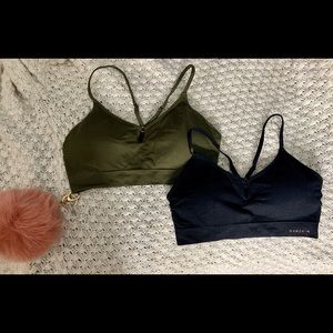 Danskin Bralettes w/ gold detailing
